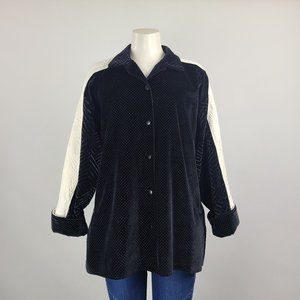 Vintage Black and White Utility Jacket